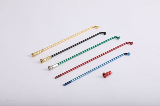 High Tensile Streng Motorcycle Spokes And Nipples Color Titan