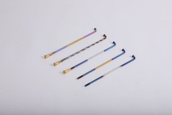 High Tensile Streng Motorcycle Spokes And Nipples Color Titan