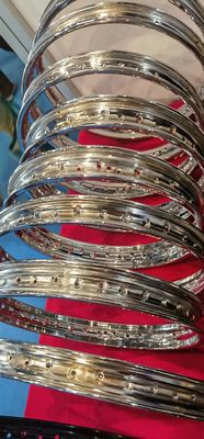 High Strength Silver Motorcycle Rims For Southeast Asia And South America