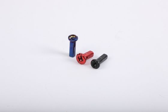 Polished Standard Flat Head Round Colorful Motorcycle Nipples