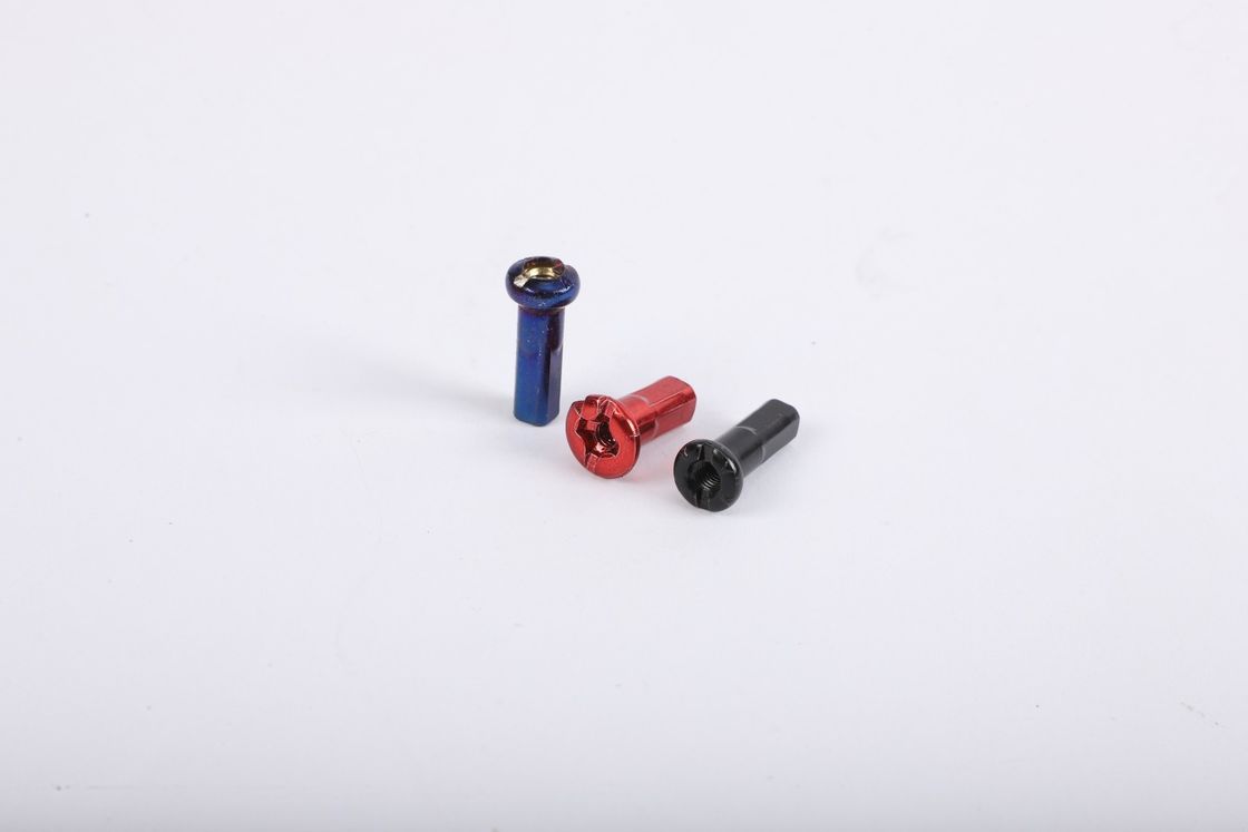 Polished Standard Flat Head Round Colorful Motorcycle Nipples